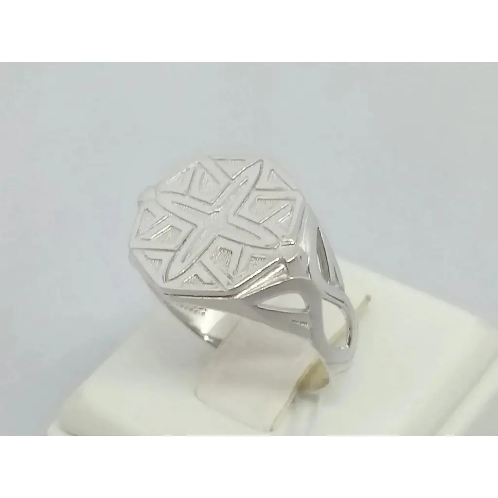 Срібний перстень Харківська ювелірна фабрика. 14505-Р 20,5 - фото 2