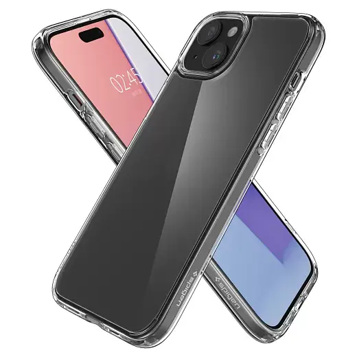 Прозрачный чехол Spigen Ultra Hybrid Frost Clear для iPhone 15 (ACS06796) - фото 4