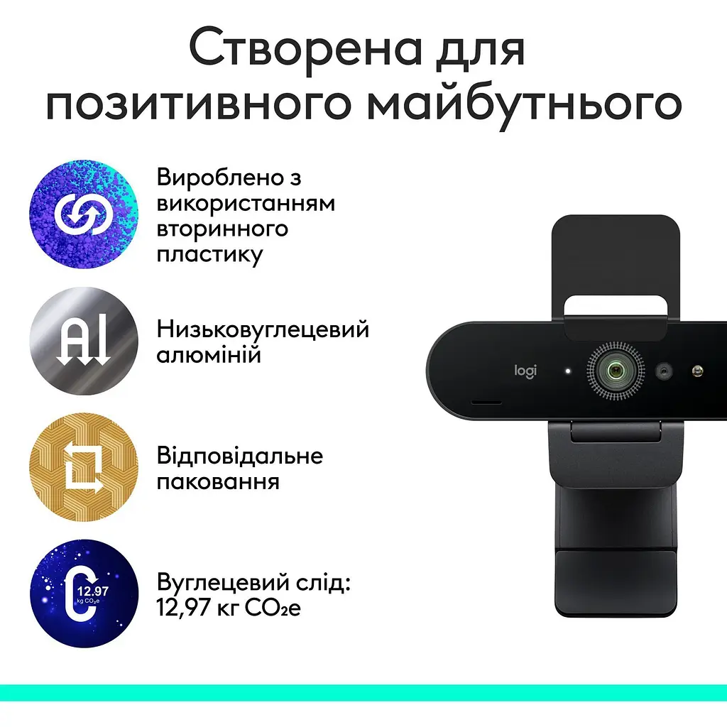 Веб-камера Logitech Brio 4K Graphite (960-001718/960-001746/960-001419) [139713] - фото 8