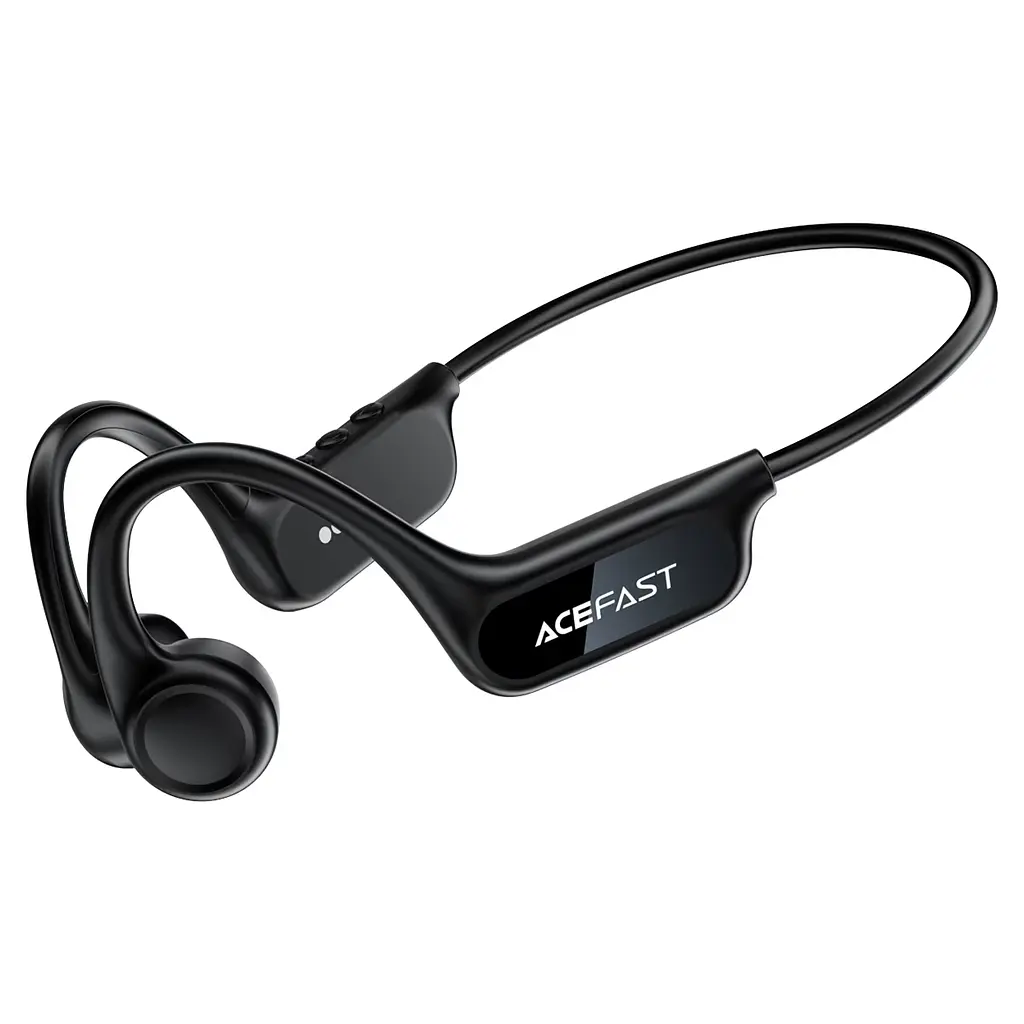 Бездротові спортивні навушники ACEFAST N10 bone conduction BT earphones, IP68, Black - фото 2