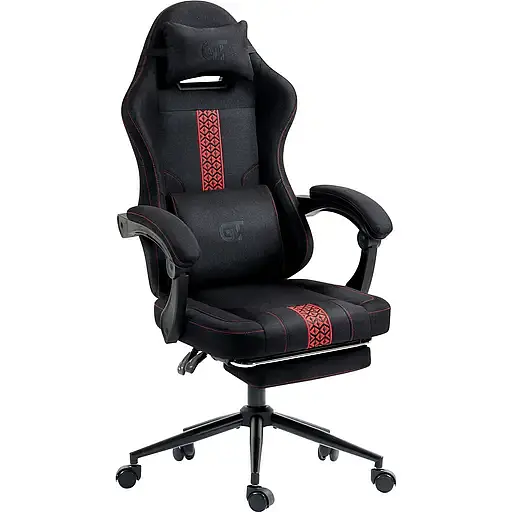 Геймерское кресло GT Racer X-2331 Fabric Black/Red - фото 3