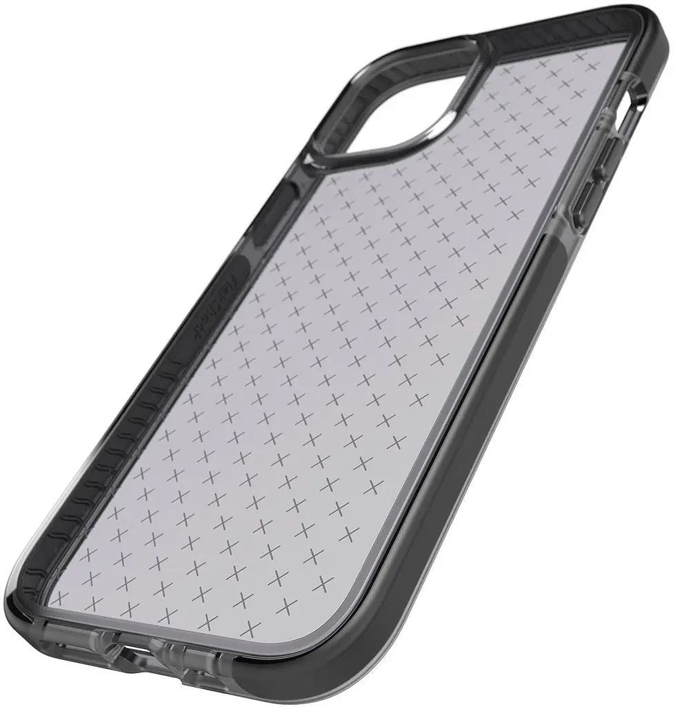 Протиударний чохол з антимікробним покриттям Tech21 Evo Check для iPhone 12 Pro Max (6.7") Smokey Black - фото 8