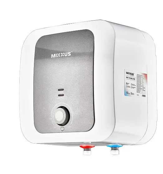 Водонагрівач Mixxus EWH-1110 SMALL OVER 10 л над мийкою, 1500 Вт, мокрий ТЕН, вертикальний, квадратний, білий (WH0606) - фото 3