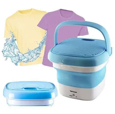 Складна пральна машина портативна мини-машинка для прання Maxtop Silicon Washing Machine - фото 2