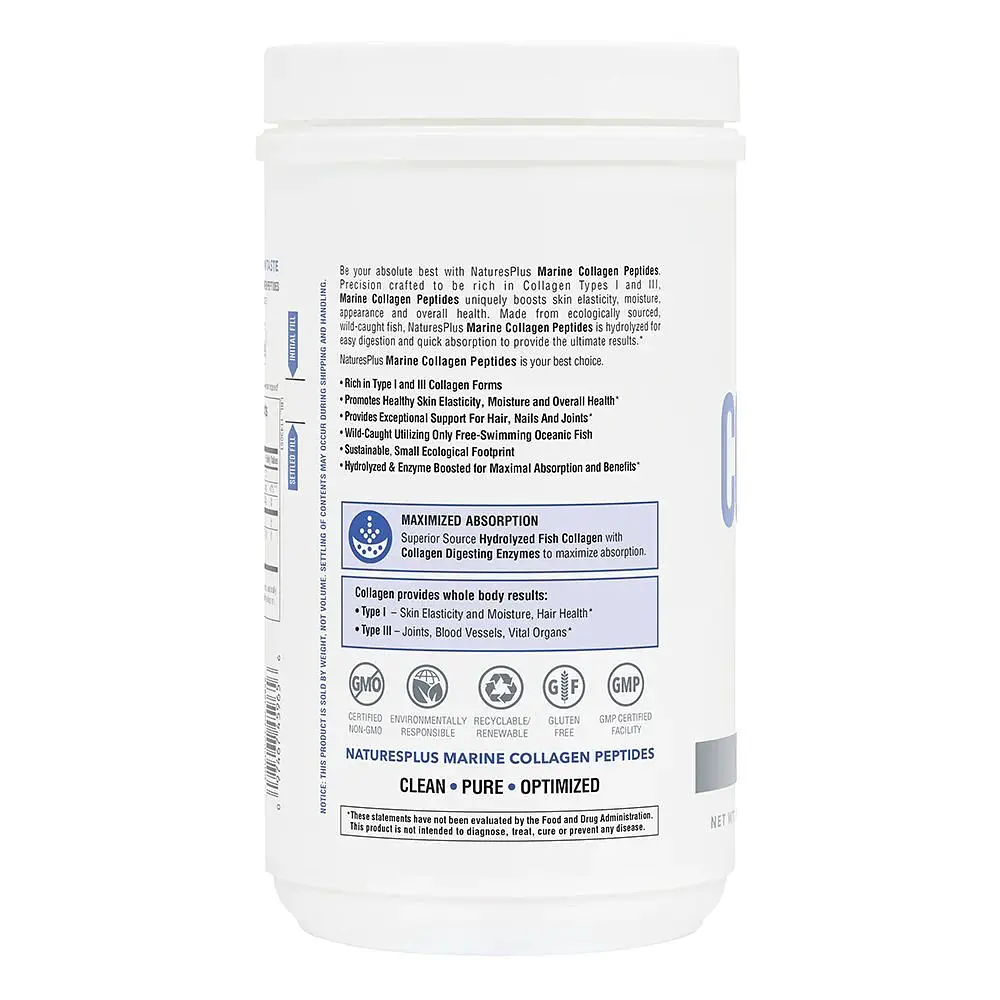Пептиди морського колагену NaturesPlus Marine Collagen Peptides 244 г - фото 3