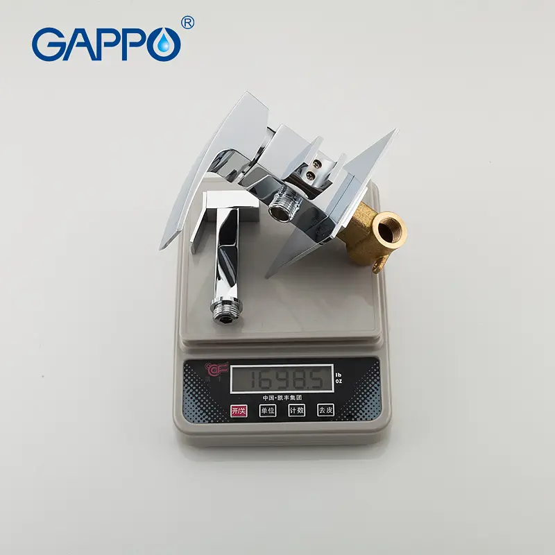 Набор гигиенического душа скрытого монтажа Gappo Jacob 1/8 G7207-1, Хром - фото 9