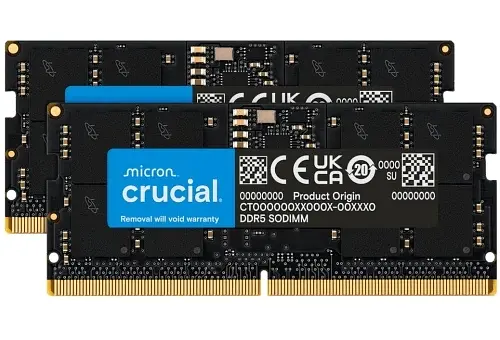 Пам'ять SO-DIMM, DDR5, 8Gb x 2 (16Gb Kit) 5600 MHz Crucial teh0028112