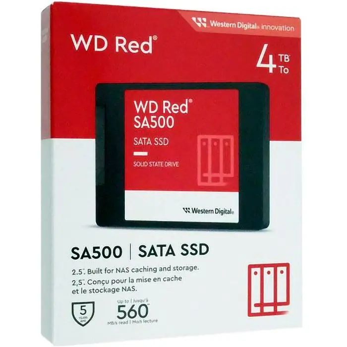 SSD накопичувач WD Red SA500 4TB (WDS400T2R0A) [122399] - фото 4