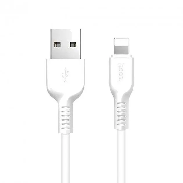 Кабель HOCO X20 Flash Lightning1m Білий