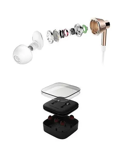 Навушники 1MORE 1M301 Piston Earphone In-Ear Mic White Gold (1M301-WHITEGOLD) - фото 3
