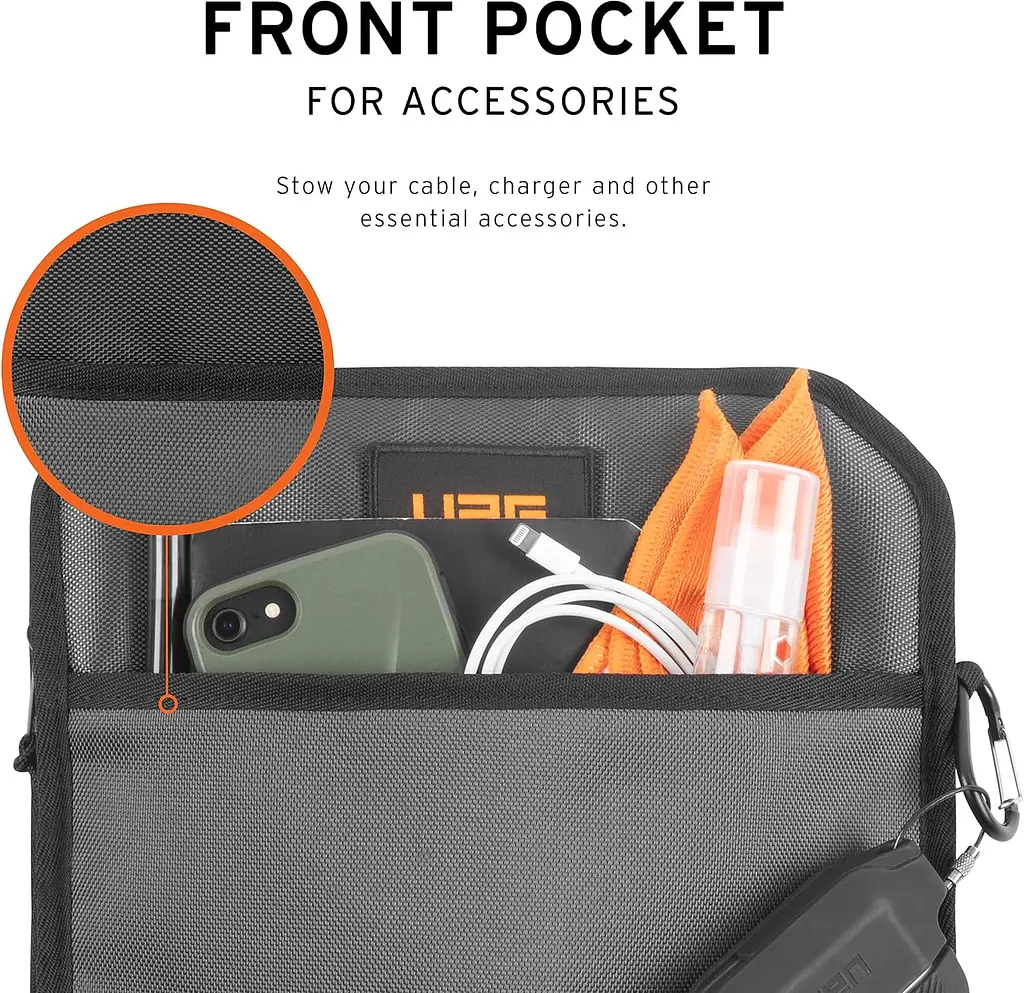 Чохол-сумка UAG Shock Sleeve Lite для Apple iPad Pro 13 2024/2025 / iPad Pro 12.9 2020/2021/2022 / iPad Air 13 2024/2025 Grey (982400113030) - фото 7