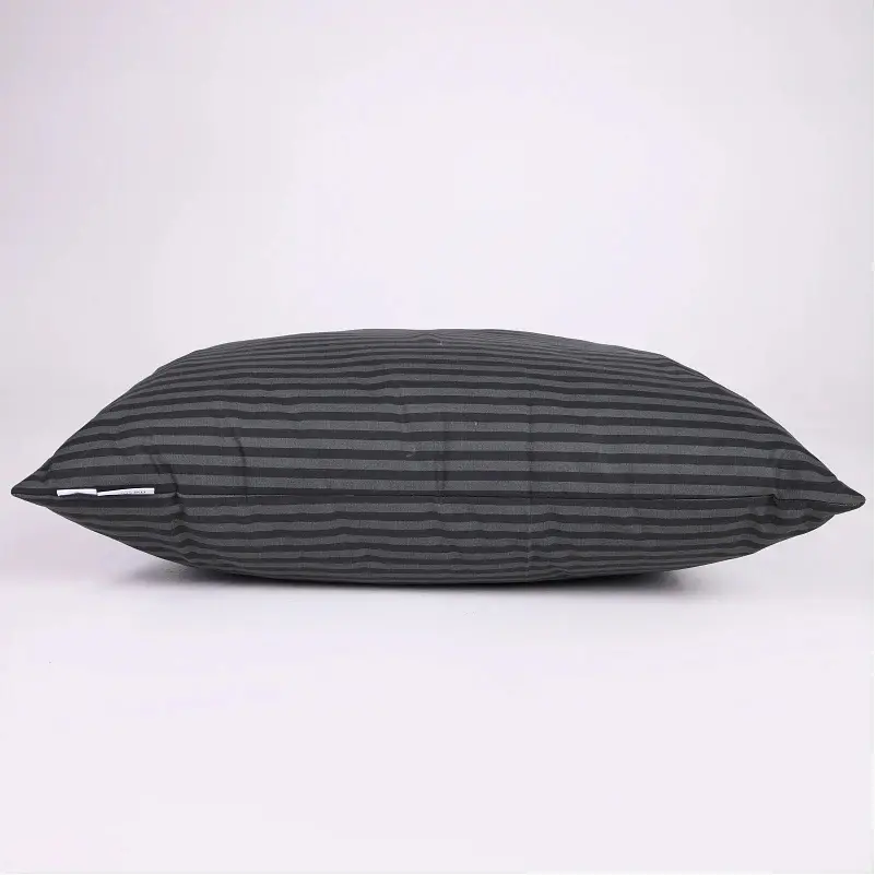 Набір подушок MirSon №0110 Сolor Fun Line Stripe Black Eco-Soft 2 шт. чорний (2200011158297) - фото 3