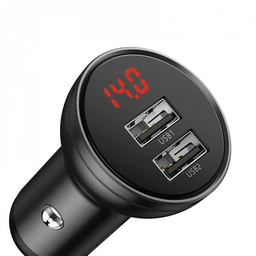 АЗУ Baseus Digital Display Dual SCP Quick Charger 45W TZCCBX-B0G - фото 3