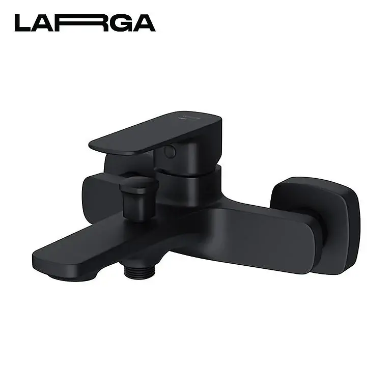 Змішувач для ванни та душу Cersanit Larga S951-376 одноважільний Чорний 30412 - фото 2