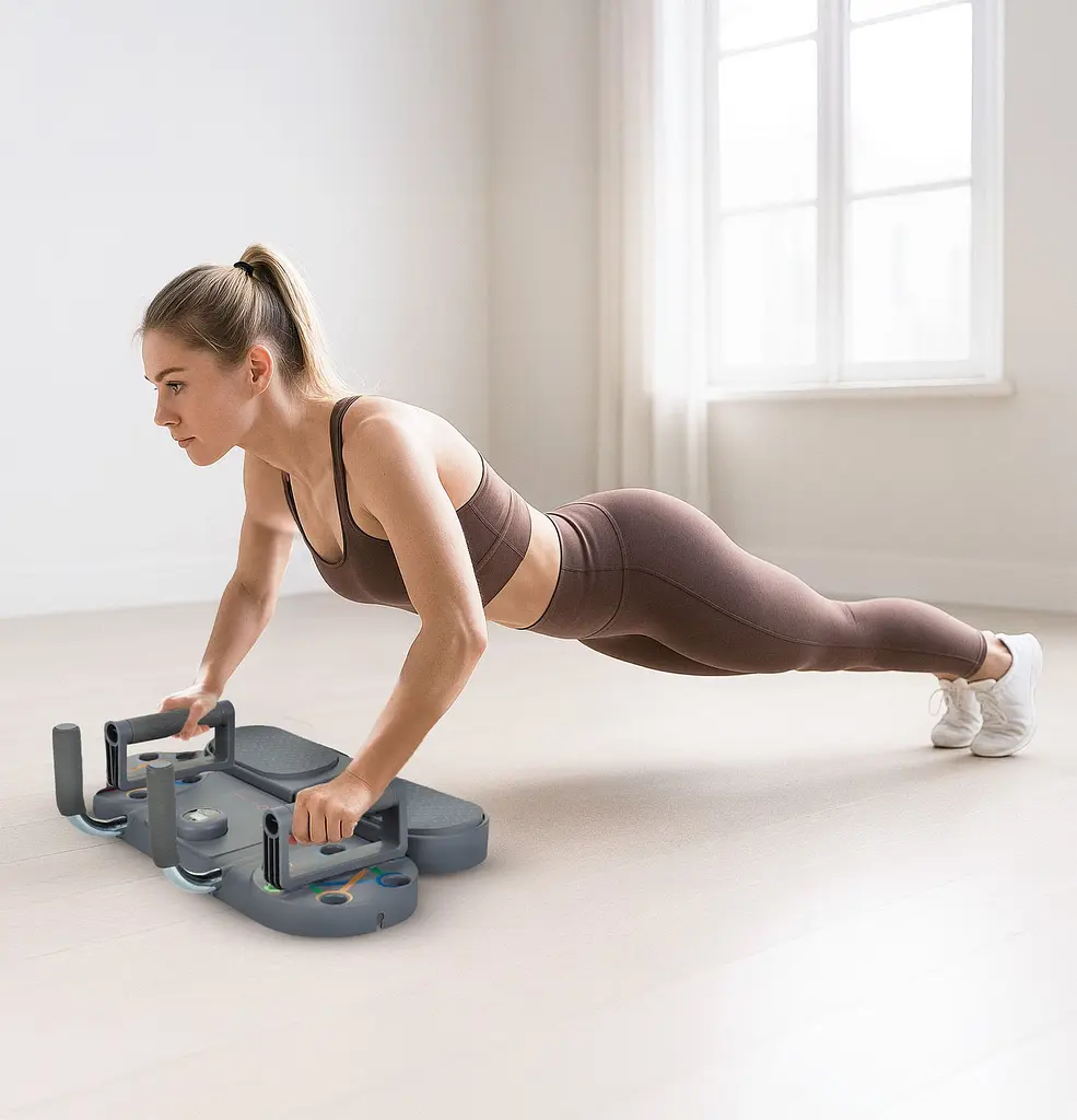 Дошка для віджимань Gymtek Multi Push Up Board сірий - фото 3