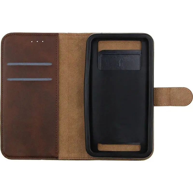 Чохол-книжка Toto Book Silicone Slide Universal Cover 6.5" (№1) Brown - фото 3