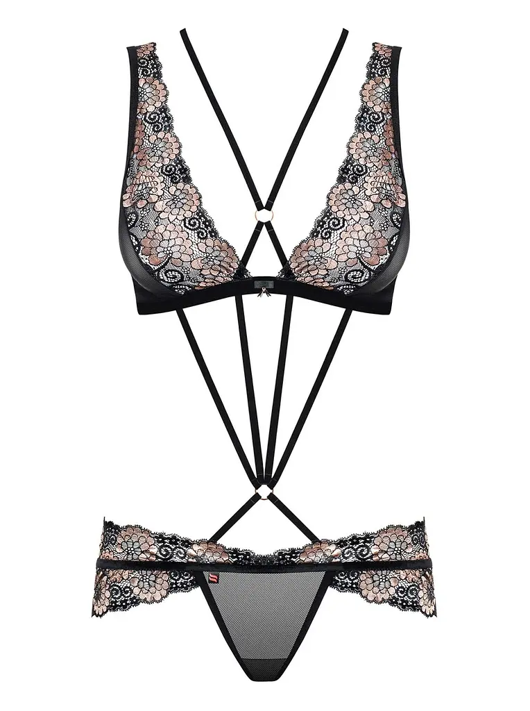 Комплект белья Obsessive 873-SEA-1 L/XL чёрный - фото 4