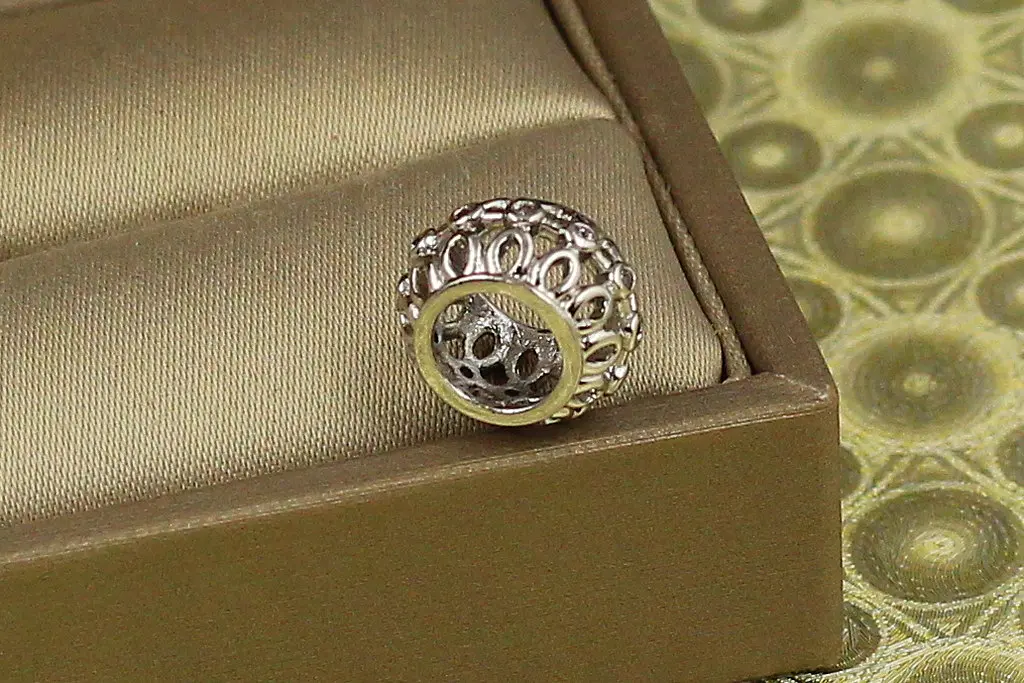 Кулон шарм Xuping Jewelry петелька 7 мм сріблястий - фото 3