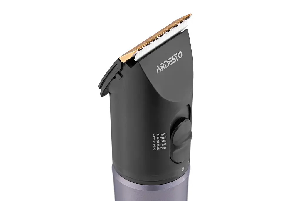 Машинка для стрижки Ardesto HC-Y40-DBS, сеть+аккум., насадок-4, титан. напиток + керамика, черный - фото 10