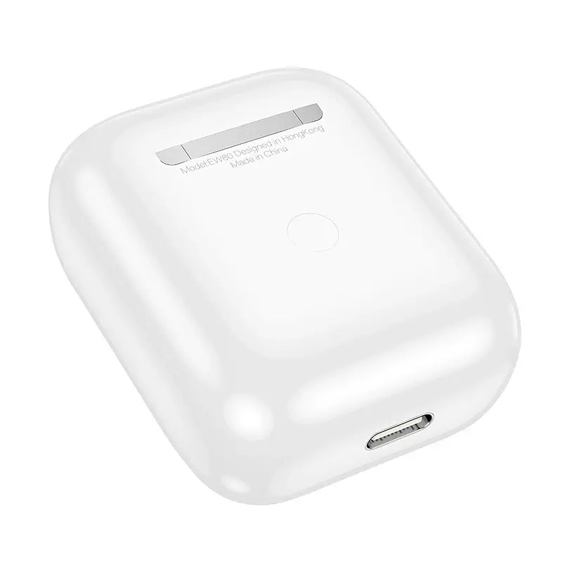 Беспроводные наушники Hoco EW80 Magnificent true wireless touch screen BT headset, BT5.4, 30mAh, 300mAh, 4h, white - фото 5
