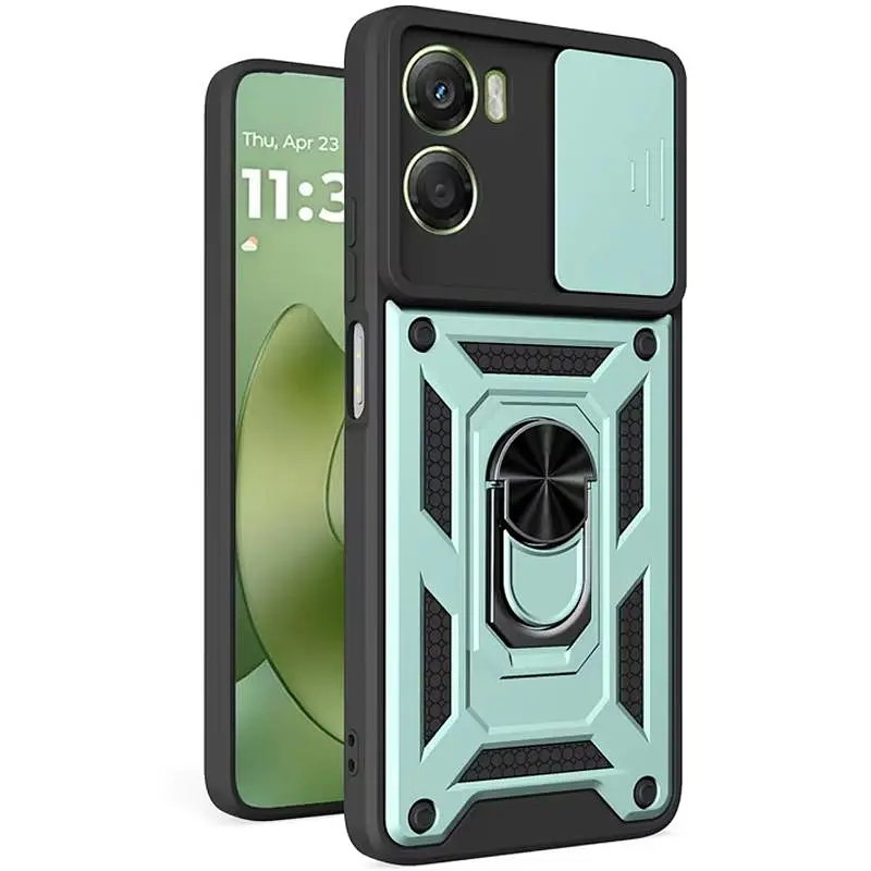 Чохол Ummi Camshield Serge Ring для Motorola Moto G06 / G06 Power Зелений / Green - фото 2