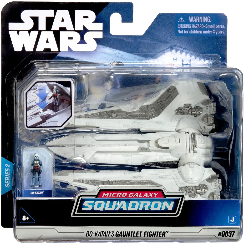 Ігрова колекційна фігурка Star Wars Micro Galaxy Squadron Bo-Katan's Gauntlet Starfighter 12.5см - фото 10