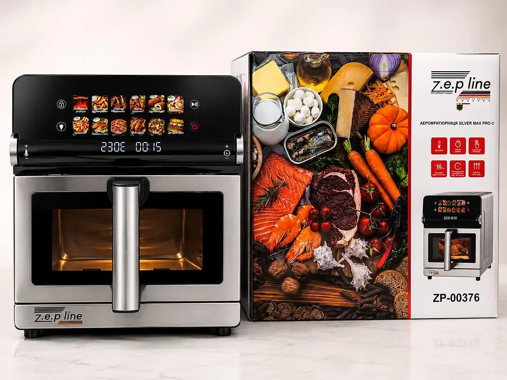 Аерофритюрниця Zepline ZP-00376 Max Pro-3, 12 програм, 4200 Вт, 13 л - фото 4