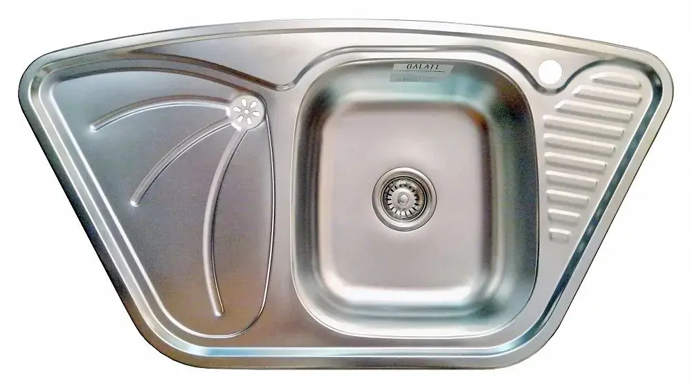 Кухонна мийка Romzha Meduza Nova Satin RO44014, Сірий