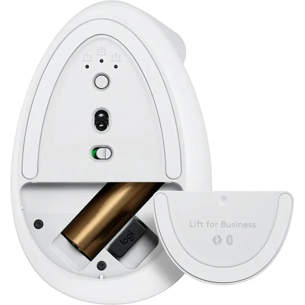 Бездротова миша Logitech Lift Bluetooth Vertical Ergonomic White USB (910-006496) - фото 2
