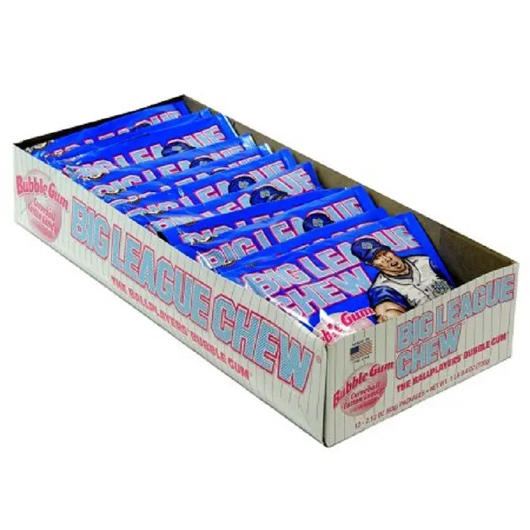 Жувальна гумка Big League Chew Bubble Gum Curveball Cotton Candy, 60г - фото 4