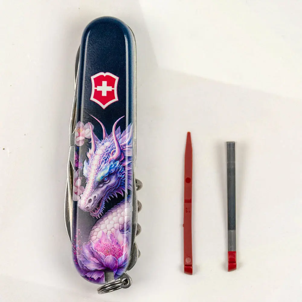 Ніж Victorinox Climber Zodiac 91мм 14функ Чарівний дракон - фото 4
