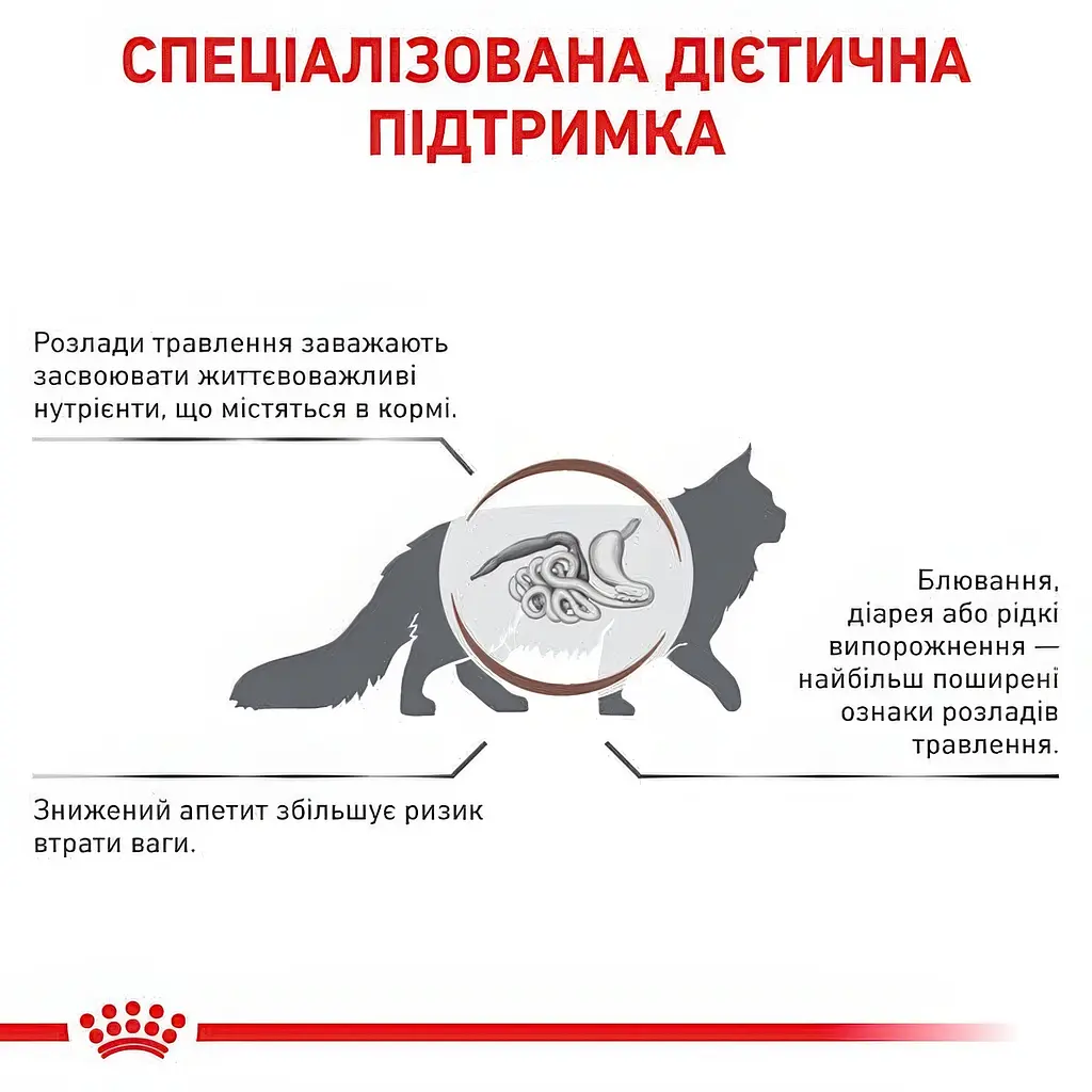 Корм для котів Royal Canin Gastrointestinal при порушенні травлення 4 кг (3905400) - фото 2