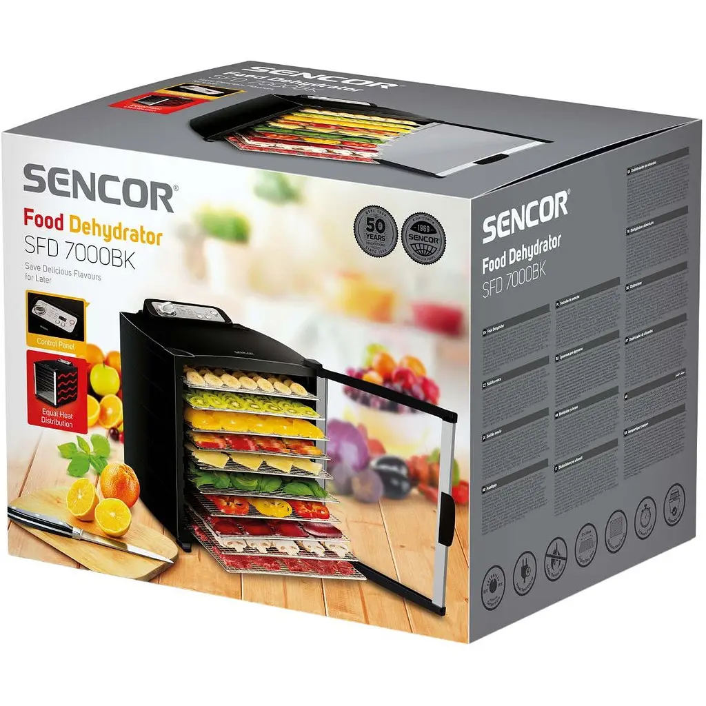 Сушилка для овощей и фруктов Sencor SFD 7000BK - фото 12