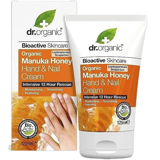 Крем для рук та нігтів Dr. Organic Bioactive Skincare Manuka Honey Hand & Nail Cream 125 мл - фото 2