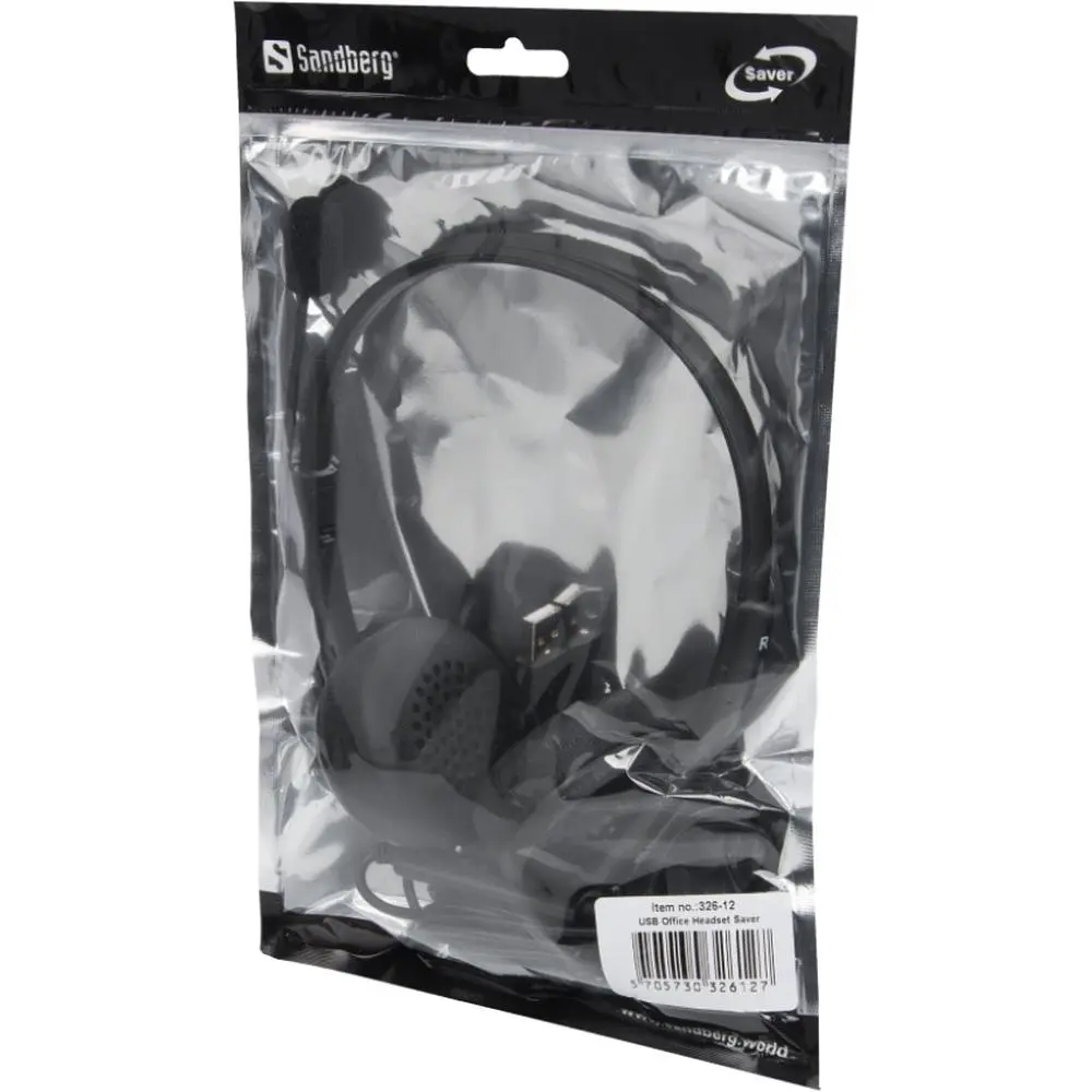 Гарнітура Sandberg USB Office Headset Black (326-12) - фото 2