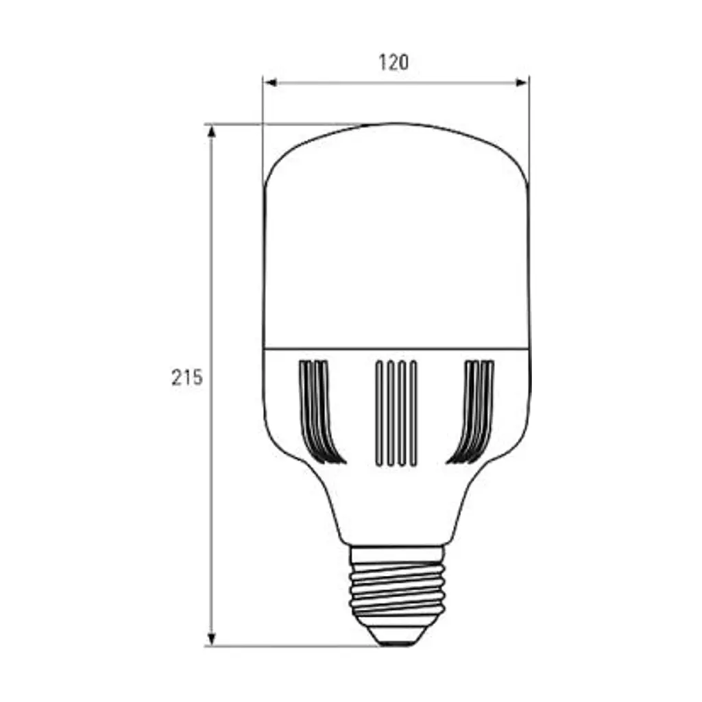 Лампочка Eurolamp E27 (LED-HP-40276) - фото 3