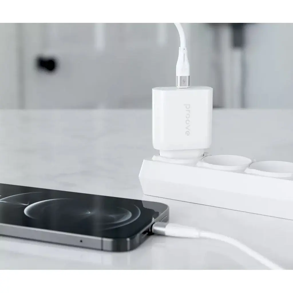 Сетевое зарядное устройство Proove Rapid 20W USB-C White (WCRP20000102) [130266] - фото 3