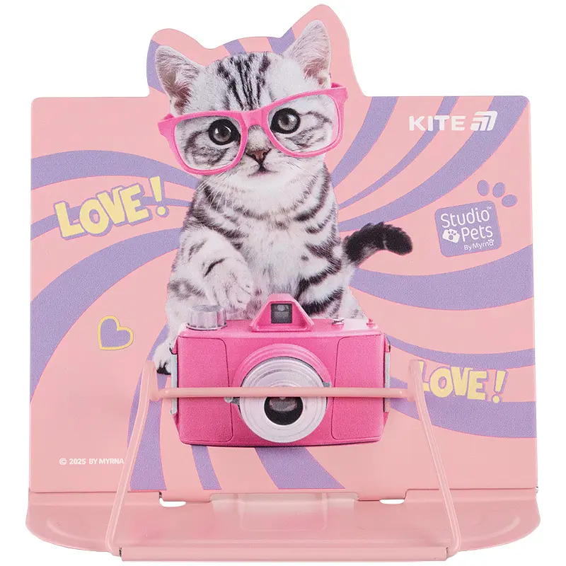 Підставка для книг Kite Studio Pets металева (SP25-392) - фото 1