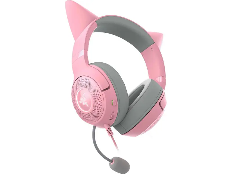 Комп'ютерна гарнітура Razer Kraken Kitty V2 Quartz (RZ04-04730200-R3M1) - фото 4