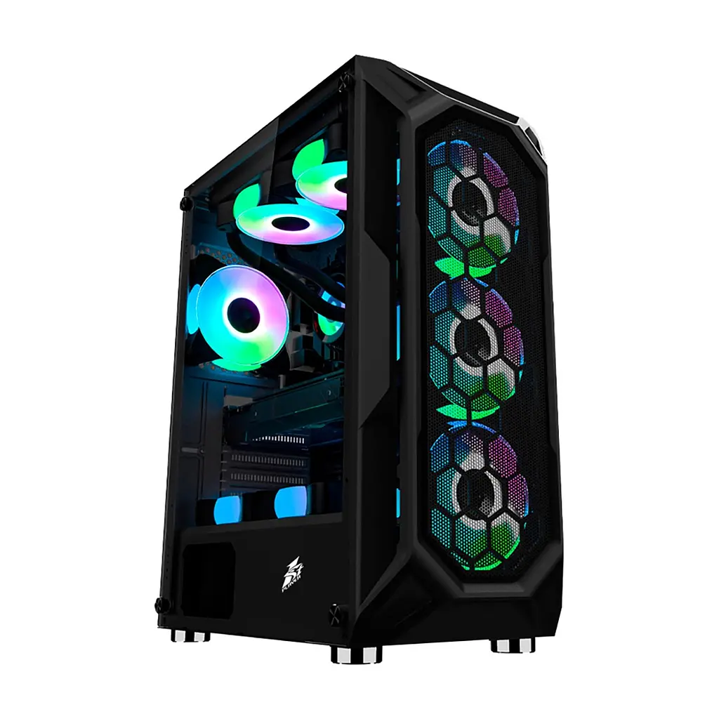 Корпус для ПК 1stPlayer X6-BK-4F1