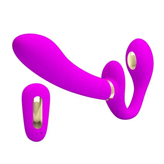 Страпон - Pretty Love Thunderbird Harnessfree Stimulator Purple - фото 3