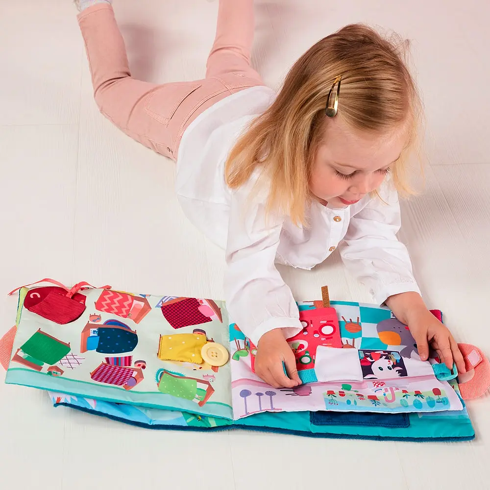 Розвиваюча м'яка книга Lilliputiens Вовк і семеро козенят (83080) - фото 6