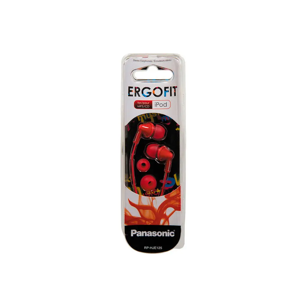 Навушники Panasonic RP-HJE125E-R - фото 2