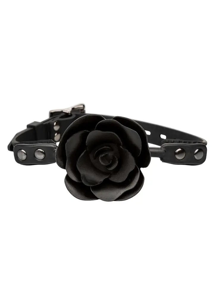 Кляп Calexotics Removable Rose (чорний) - фото 5