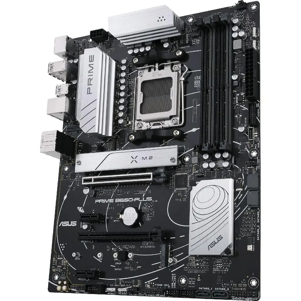 Материнська плата ASUS PRIME B650-PLUS-CSM (PRIME B650-PLUS-CSM) (Socket AM5, AMD B650, ATX) - фото 2