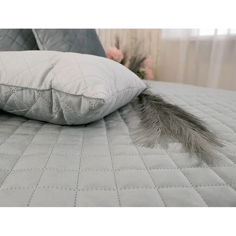 Подушка Руно декоративна 40х40 см (311.55_Dark Grey ромб) - фото 4