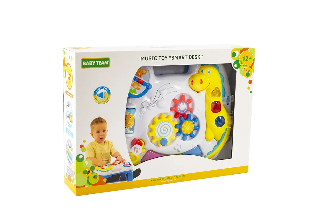 Столик розвиваючий музичний Baby Team, укр. мова (8638) - фото 4