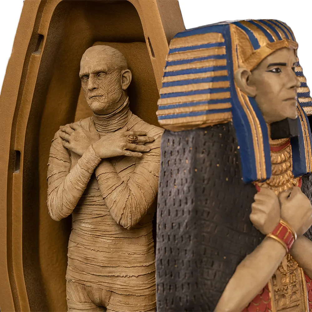 Статуетка Universal Monsters The Mummy Art Scale 1/10 - фото 4