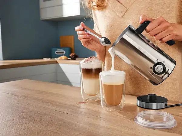 Вспениватель для молока, капучинатор SilverCrest SMA 500 F1 500 Вт 300 мл нержавеющая сталь - фото 8