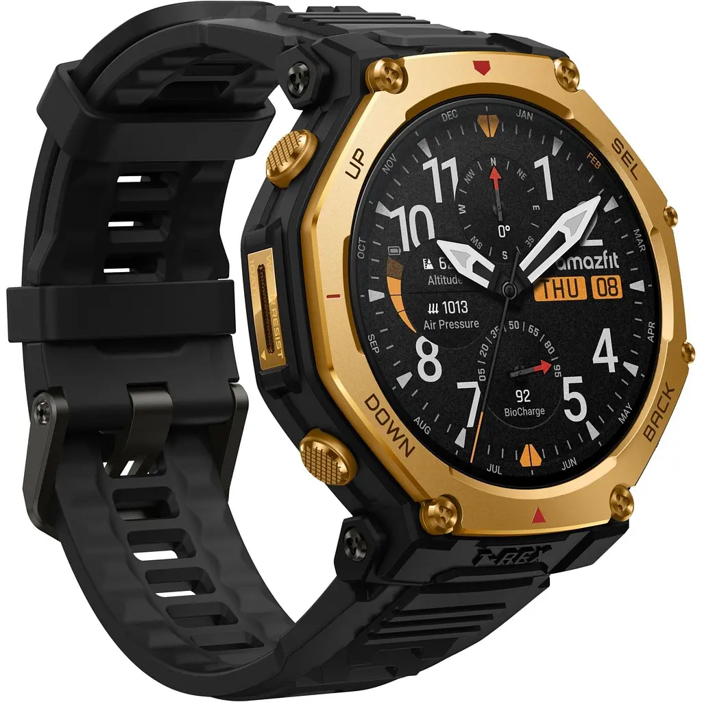Смарт-годинник Amazfit T-Rex 3 Pro 48mm Black Gold (W2444OV5N) [153473] - фото 3